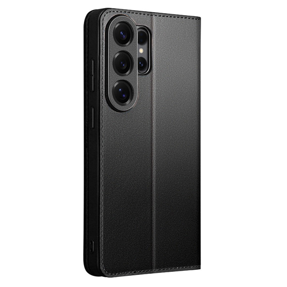 Skórzane etui Qialino do Samsung Galaxy S26 Ultra, czarne