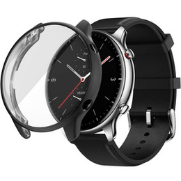 2w1 Etui z Osłoną na Ekran do Amazfit GTR 2, Czarne