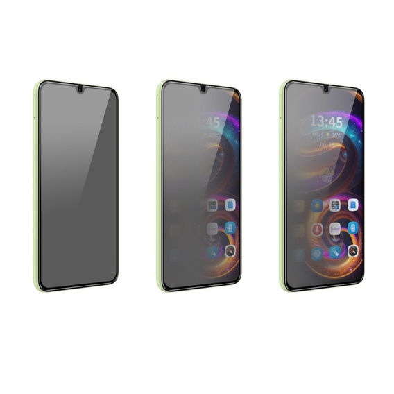 ENKAY Szkło Hartowane do Samsung Galaxy A16 / A16 5G, Anti-Spy, szare