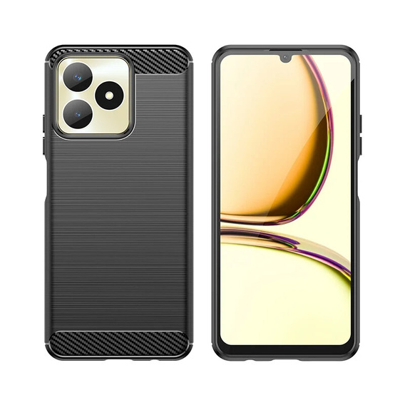 Etui do Realme Note 50, Carbon, czarne