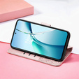 Etui z klapką do Xiaomi Redmi Note 14 4G, Butterfly, różowe rose gold