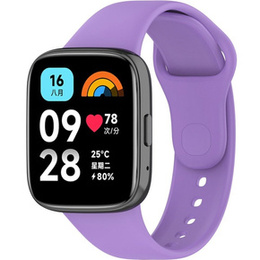 Pasek Silikonowy do Xiaomi Redmi Watch 3 Active, Fioletowy