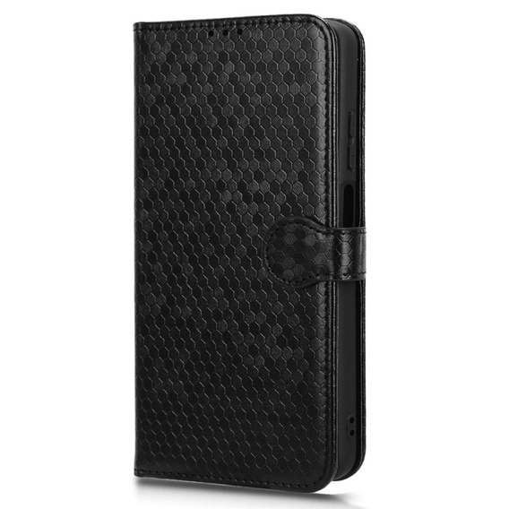 Etui z klapką do Motorola Moto G24 / G24 Power / G04, Wallet Rhombus, czarne