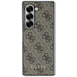 Etui GUESS do Samsung Galaxy ZFold 6, 4G Charms Collection Hardcase, brązowe