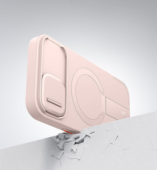 Etui do iPhone 13/14, Suritch Shockproof, do MagSafe, różowe