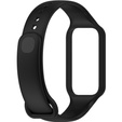 Pasek Silikonowy do Xiaomi Redmi Smart Band 2 / Xiaomi Smart Mi Band 8 Active, Czarny