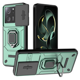 Etui KickStand Camera Lens do Xiaomi 13T / 13T Pro, zielone