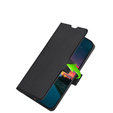 Etui z klapką do Oppo A57s, Wallet Thin Magnet, czarne