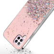 Etui do Huawei P40 Lite, Glittery, różowe