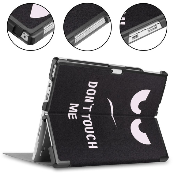 Etui do Microsoft Surface Pro 7/6/5/4, Stand Case, don't touch me