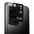 Metalowa Osłona + szkło na Aparat do Samsung Galaxy S20 Ultra - Black