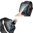 Etui + Szkło 2w1 do Apple Watch 7/8/9 41mm, Czarny