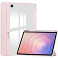Etui do Samsung Galaxy Tab S11, Smartcase Hybrid, z miejscem na rysik, różowe