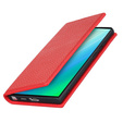 Skórzane etui do Samsung Galaxy S23 Plus, ERBORD Grain Leather, czerwony