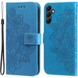 Etui z klapką do Samsung Galaxy A14 4G/5G, Mandala, niebieskie