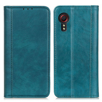 Etui do Samsung Galaxy Xcover 7, Wallet Litchi Leather, zielone