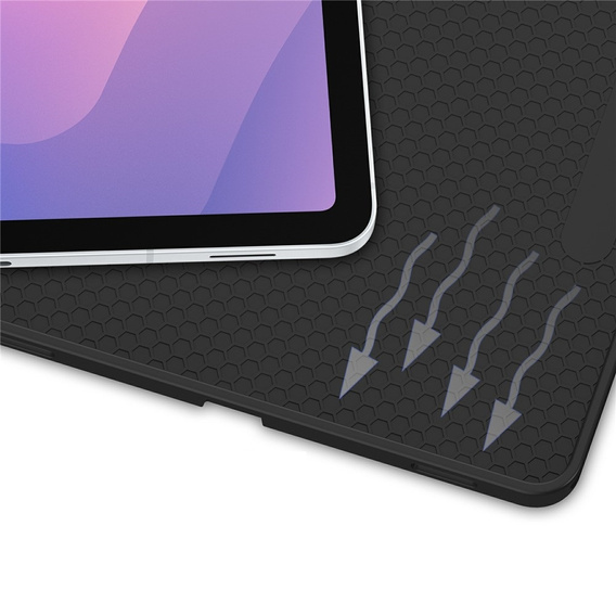 Etui do Samsung Galaxy Tab S11, Smartcase z miejscem na rysik, szare