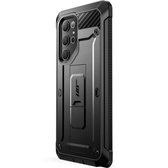 Etui Supcase do Samsung Galaxy S24 Ultra, Unicorn Beetle Pro, Czarne (2x Ramka)