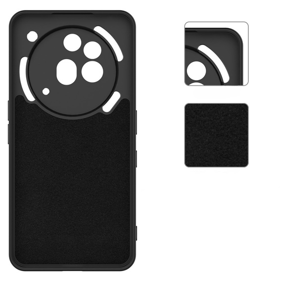 Etui do Nothing Phone 3a Pro, Silicone Lite, czarne