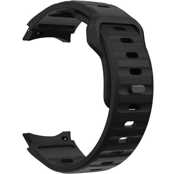 Pasek Silikonowy do Samsung Galaxy Watch 4/5/6/7/FE 40/42/43/44/45/46/47mm, Czarny