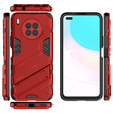 Etui do Huawei Nova 8i, Military kickstand, Czerwone