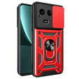 Etui pancerne do Realme 11 5G, CamShield Slide, czerwone
