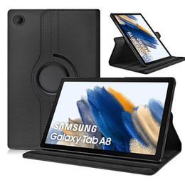 Etui do Samsung Galaxy Tab A8 10.5 SM-X200 SM-X205, Obracane 360°, Czarne