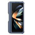 Etui pancerne do Samsung Galaxy Z Fold 3 5G, Dexnor Full Body S-Pen Slot, granatowe