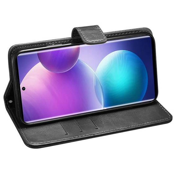 Etui z klapką do Infinix Zero Ultra, IDEWEI Wallet, czarne