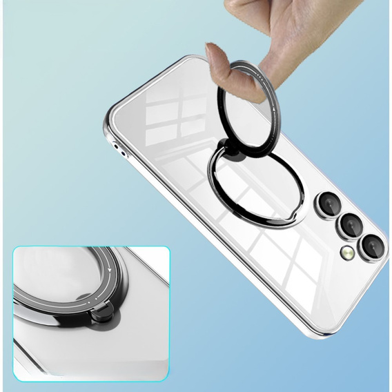 Etui Magnetyczne do Samsung Galaxy A36 5G, do MagSafe, czarne