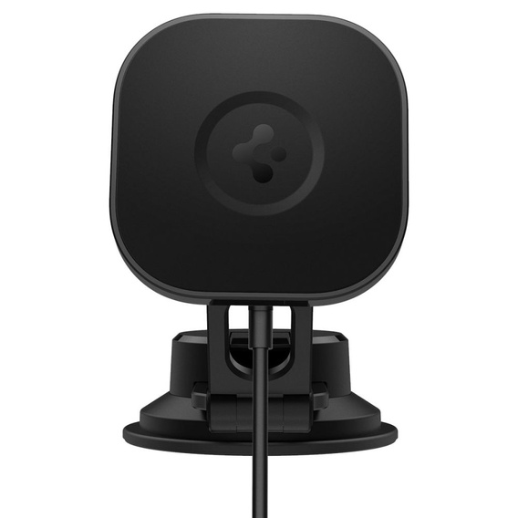 OUTLET Spigen OneTap Pro 3, uchwyt samochodowy na kokpit / szybę z ładowaniem indukcyjnym, Czarny