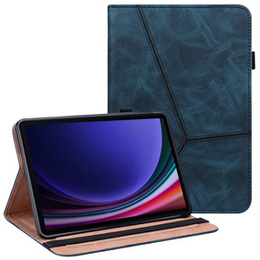 Etui do Samsung Galaxy Tab S10 Lite / S10 FE / S9 FE / S9, Classic, z miejscem na rysik, niebieskie