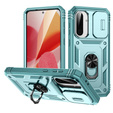 Etui do Samsung Galaxy A36 5G, KickStand Camera Lens, zielone
