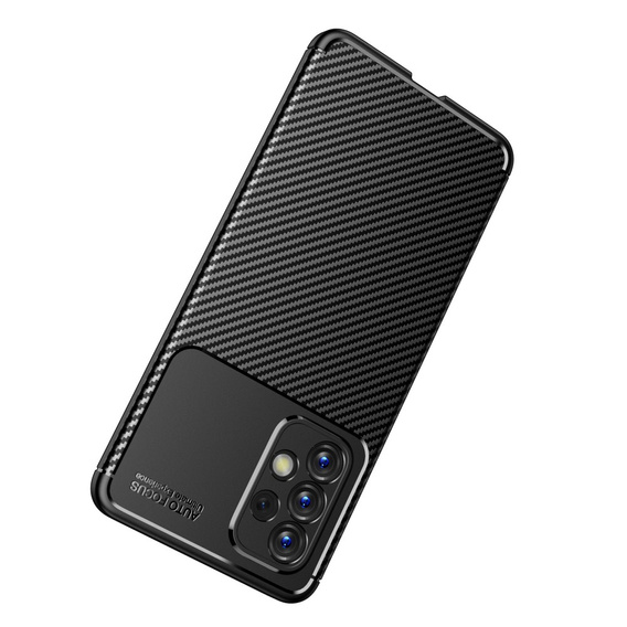 Etui do Samsung Galaxy A13 4G, Carbon Gel, czarne