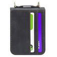 Etui Leather Card Slots do Samsung Galaxy Z Flip3 5G, Black