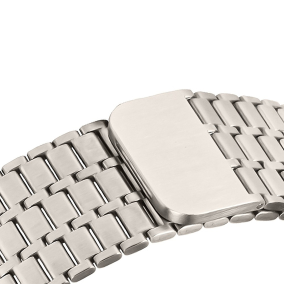 Stalowa Bransoleta do Apple Watch 1/2/3/4/5/6/7/8/9/10/11/SE Ultra 1/2/3 42/44/45/46/49mm, Beżowa