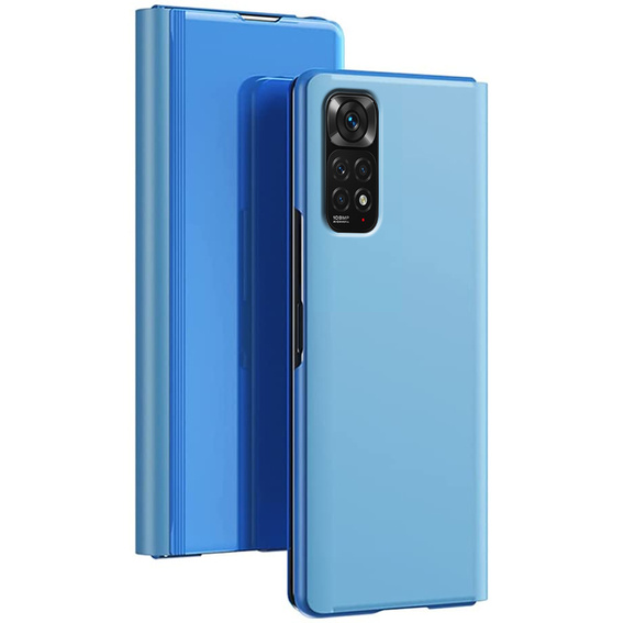 Etui do Xiaomi Redmi Note 11 / 11S, Clear View, niebieskie