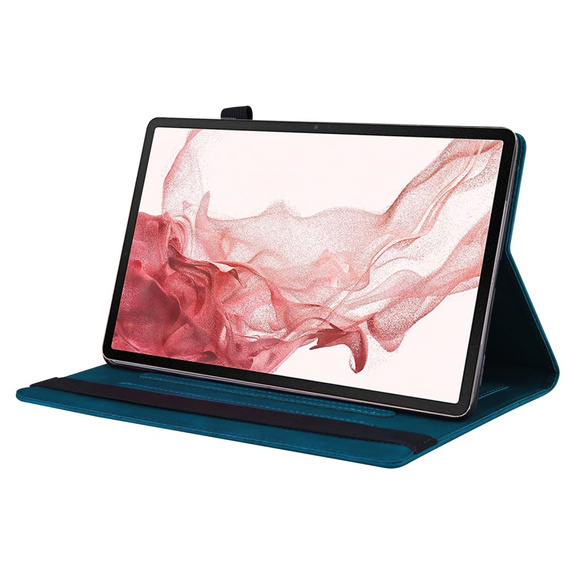 Etui do Samsung Galaxy Tab S10 FE+ Plus, Classic, z miejscem na rysik, niebieskie