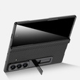 Etui GKK do Samsung Galaxy Z Fold7 5G ze szkłem i podstawką – carbon czarne