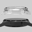 2w1 Etui + Szkło hartowane do Huawei Watch GT 3 46mm, Przezroczyste