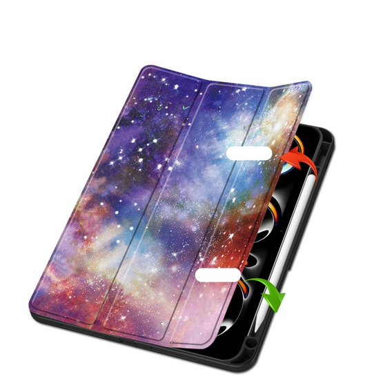 Etui do iPad Pro 11" 2024 (5 gen.), Smartcase, galaxy