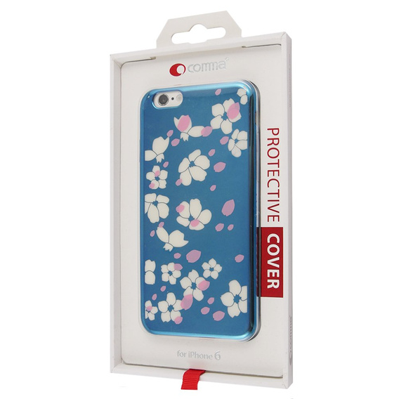 Etui COMMA Bloom Hard Case do iPhone 6 6s 4.7 - Niebieski