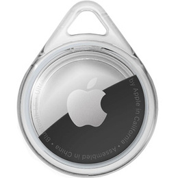 Etui Brelok do Apple AirTag, Case Plastic Protective, Przezroczyste