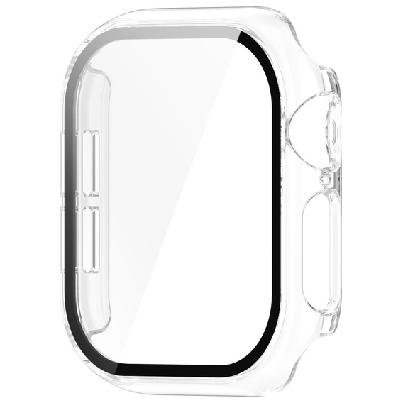 2w1 Etui + Szkło Hartowane do Apple Watch 10/11 46MM, Przezroczyste