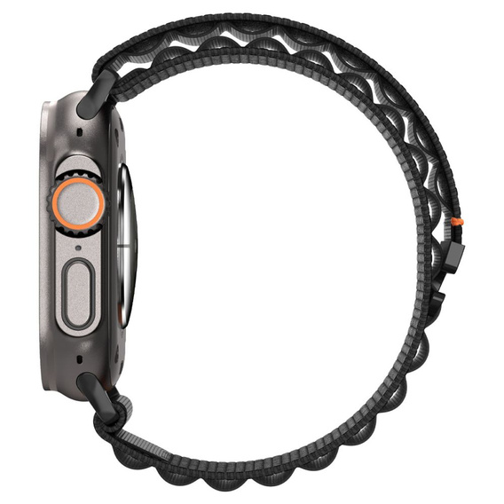 Pasek Spigen WBF1 Band do Apple Watch 1/2/3/4/5/6/7/8/9/10/11/SE/Ultra 1/2/3 42/44/45/46/49mm – Czarny