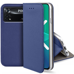 Etui Smart Magnet do Xiaomi Poco X4 Pro 5G, Dark Blue