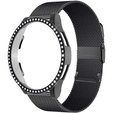 Pasek Bransoleta Milanese + Etui do Samsung Galaxy Watch 7 44mm, Czarna