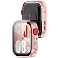 2w1 Etui + Szkło Hartowane do Huawei Watch Fit 4, Różowe