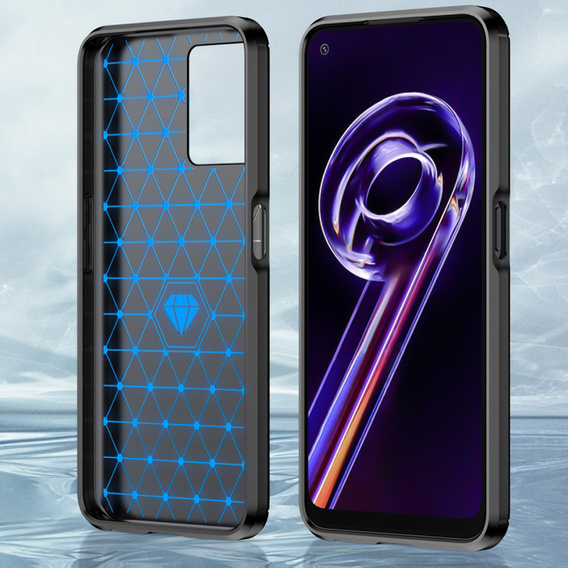 Etui do Realme 9 Pro / OnePlus Nord CE 2 Lite 5G, Karbon, czarne