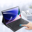 Etui z podświetlaną klawiaturą do Samsung Galaxy Tab S8 Ultra / S9 Ultra / S10 Ultra, Dux Ducis DK Series, czarne